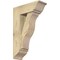 Ekena Millwork Funston Traditional Rough Sawn Bracket w/ Offset Brace, Douglas Fir, 8"W x 22"D x 34"H BKT0806X22X34FST01RDF - alternate 1